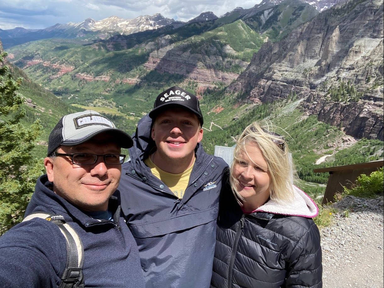 Cathy and her family image